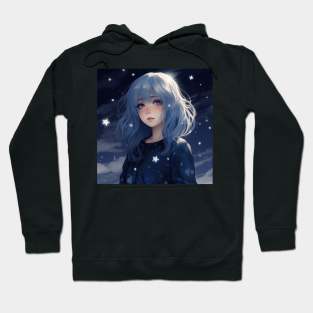 Charming Violet Night Hoodie